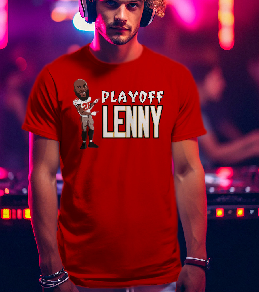 Playoff Lenny NFL Football Cartoon Player 27 T-Shirt
