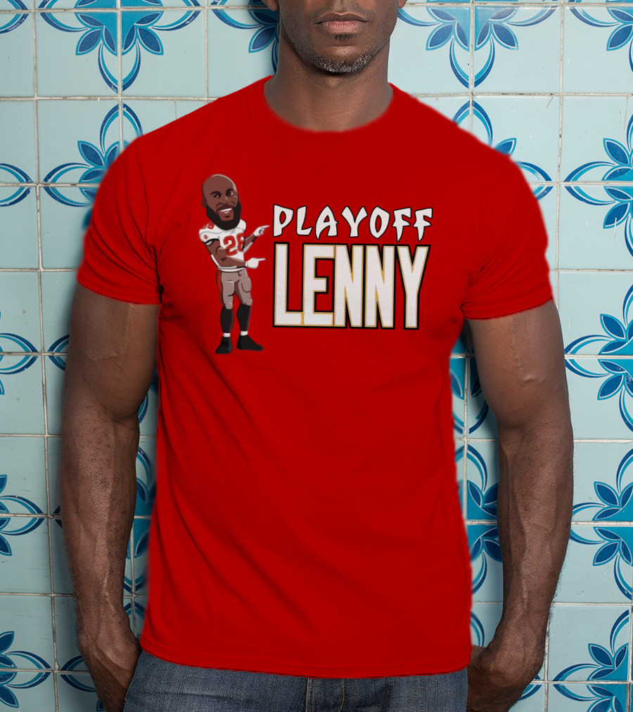 Playoff Lenny NFL Football Cartoon Player 27 T-Shirt