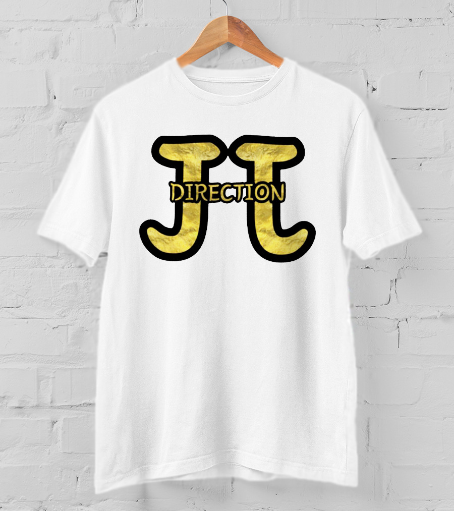 JJ Direction Light Gold Mirror T-Shirt