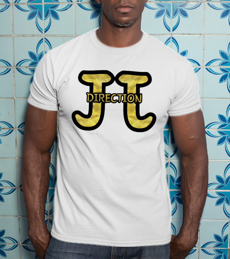 JJ Direction Light Gold Mirror T-Shirt
