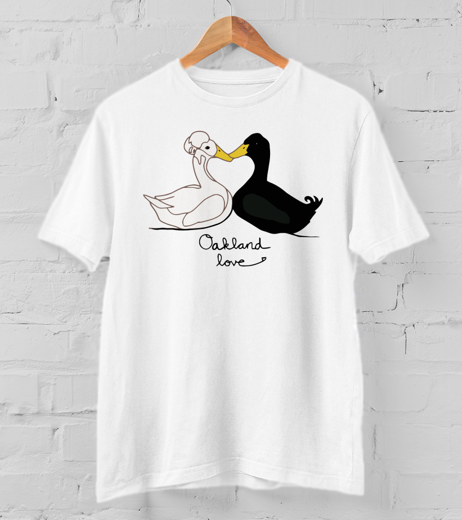 Oakland Love Cutest Duck Couple T-Shirt