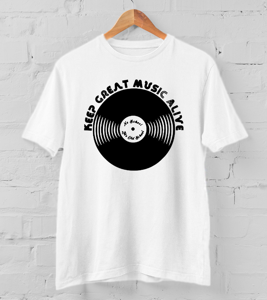 Jamel Aka Jamal No Detail The Old School Keep Great Music Alive Vinyl Record T-Shirt