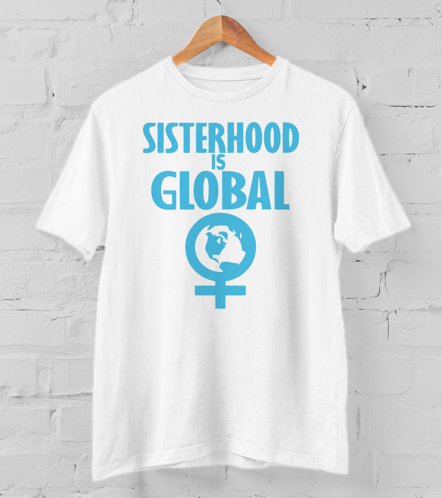 Sisterhood Is Global Feminist Symbol Earth And Venus T-Shirt