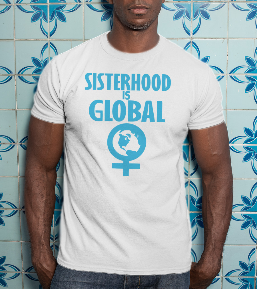 Sisterhood Is Global Feminist Symbol Earth And Venus T-Shirt