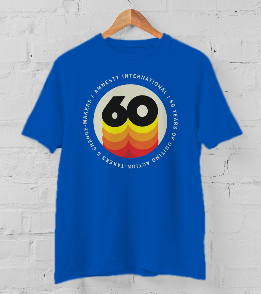 Amnesty International 60 Years Of Uniting Action-Takers And Change-Makers T-Shirt
