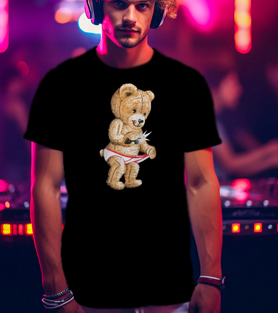 Giannis Burner Teddy Bear Snap Toy Spark Boxer T-Shirt