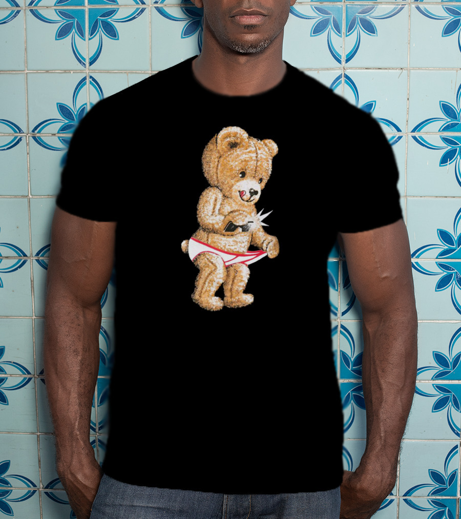 Giannis Burner Teddy Bear Snap Toy Spark Boxer T-Shirt