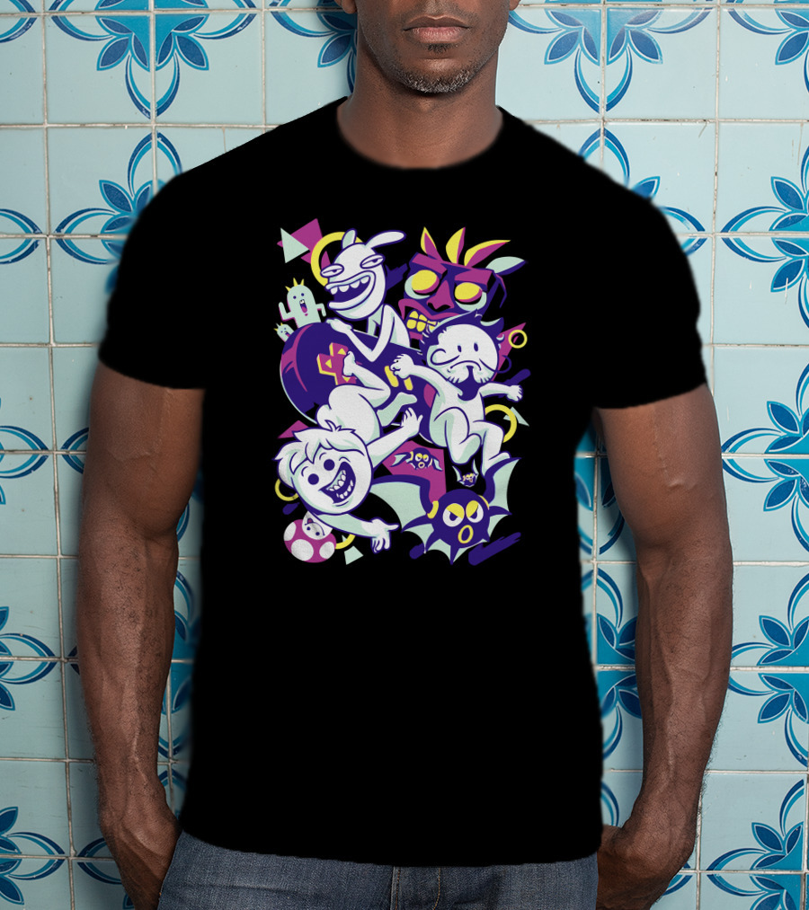 OneyPlays Majora's Mask Inspired Character Mashup T-Shirt