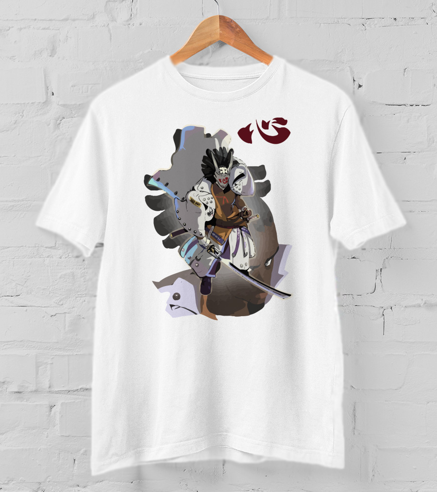 Nagoriyuki Samurai Warrior Guilty Gear Character T-Shirt