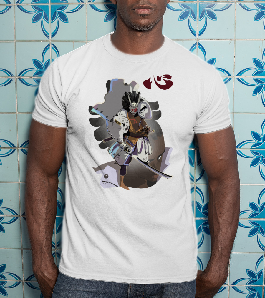 Nagoriyuki Samurai Warrior Guilty Gear Character T-Shirt