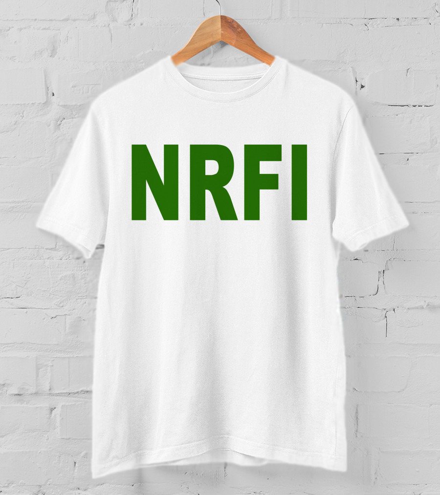 NRFI No Run First Inning Sports Betting Fan T-Shirt