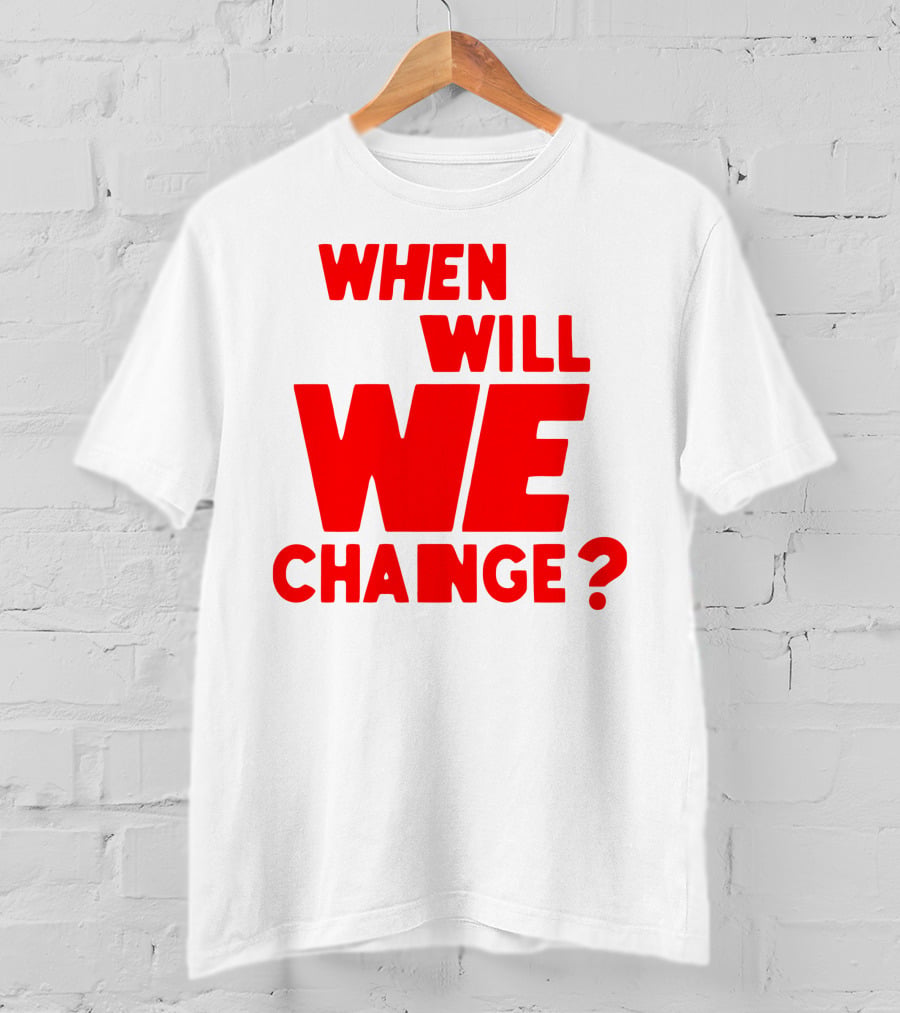 Lewis Hamilton When Will We Change? T-Shirt