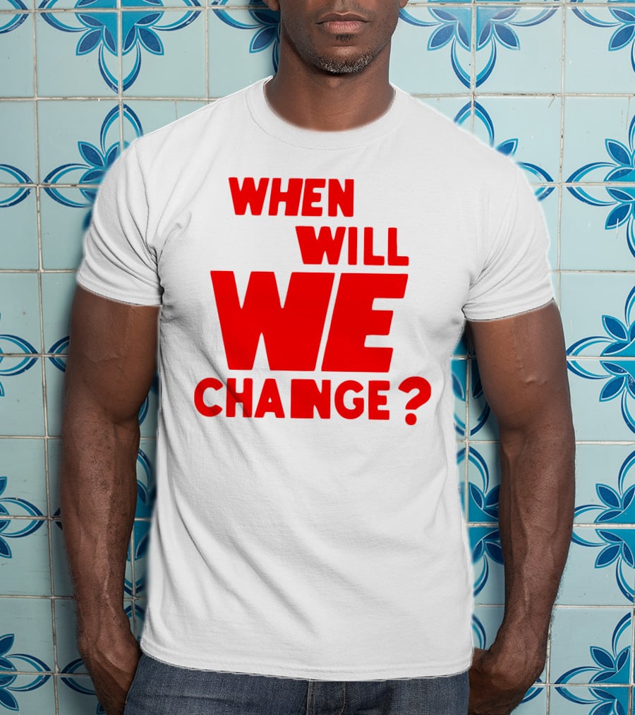 Lewis Hamilton When Will We Change? T-Shirt