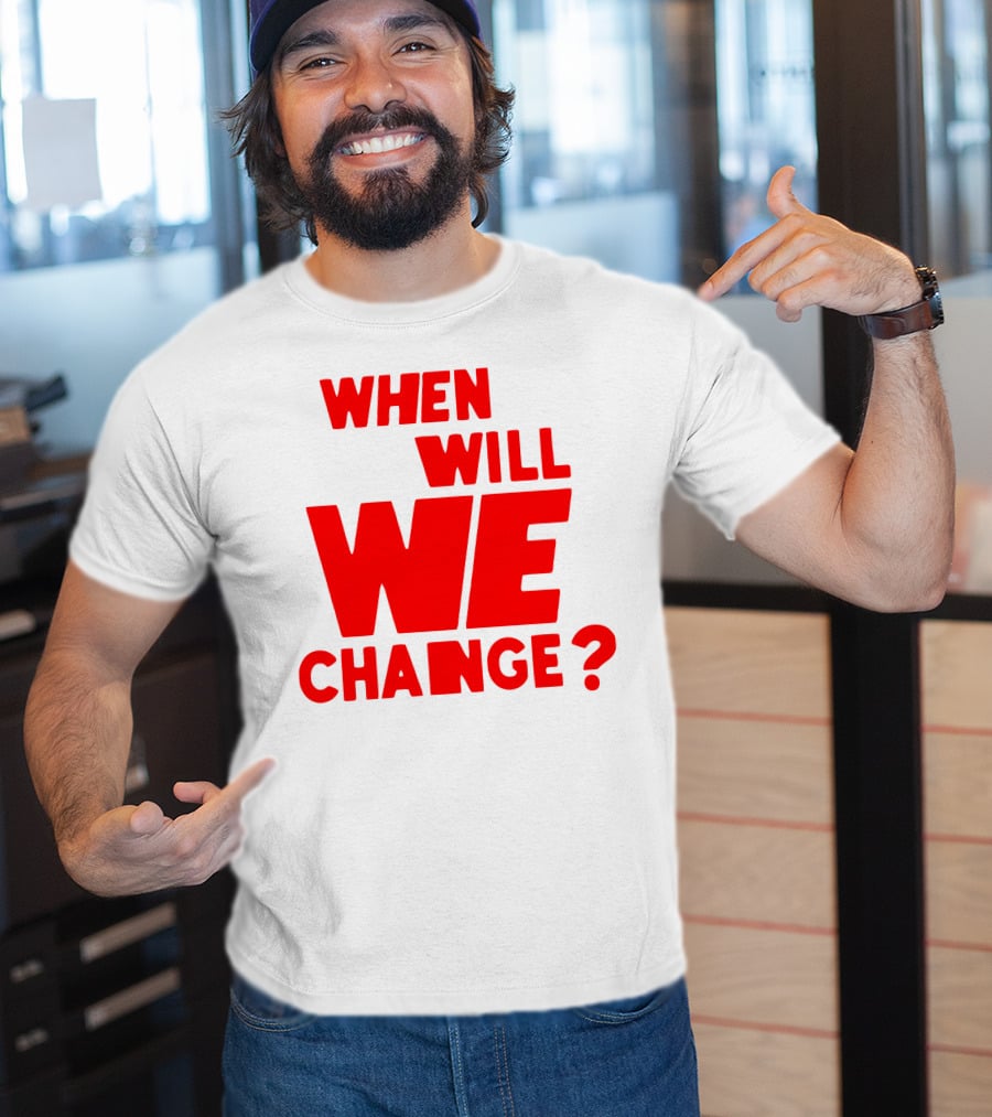 Lewis Hamilton When Will We Change? T-Shirt