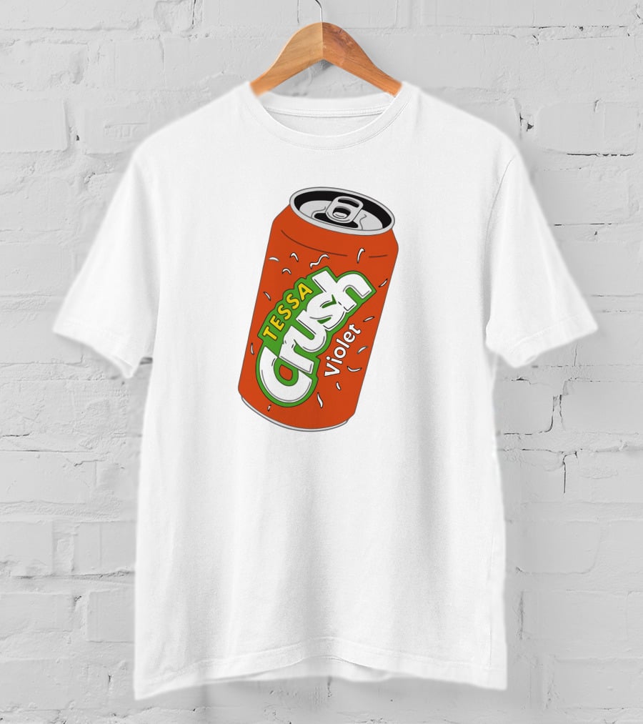 Tessa Violet Crush Soda Can T-Shirt
