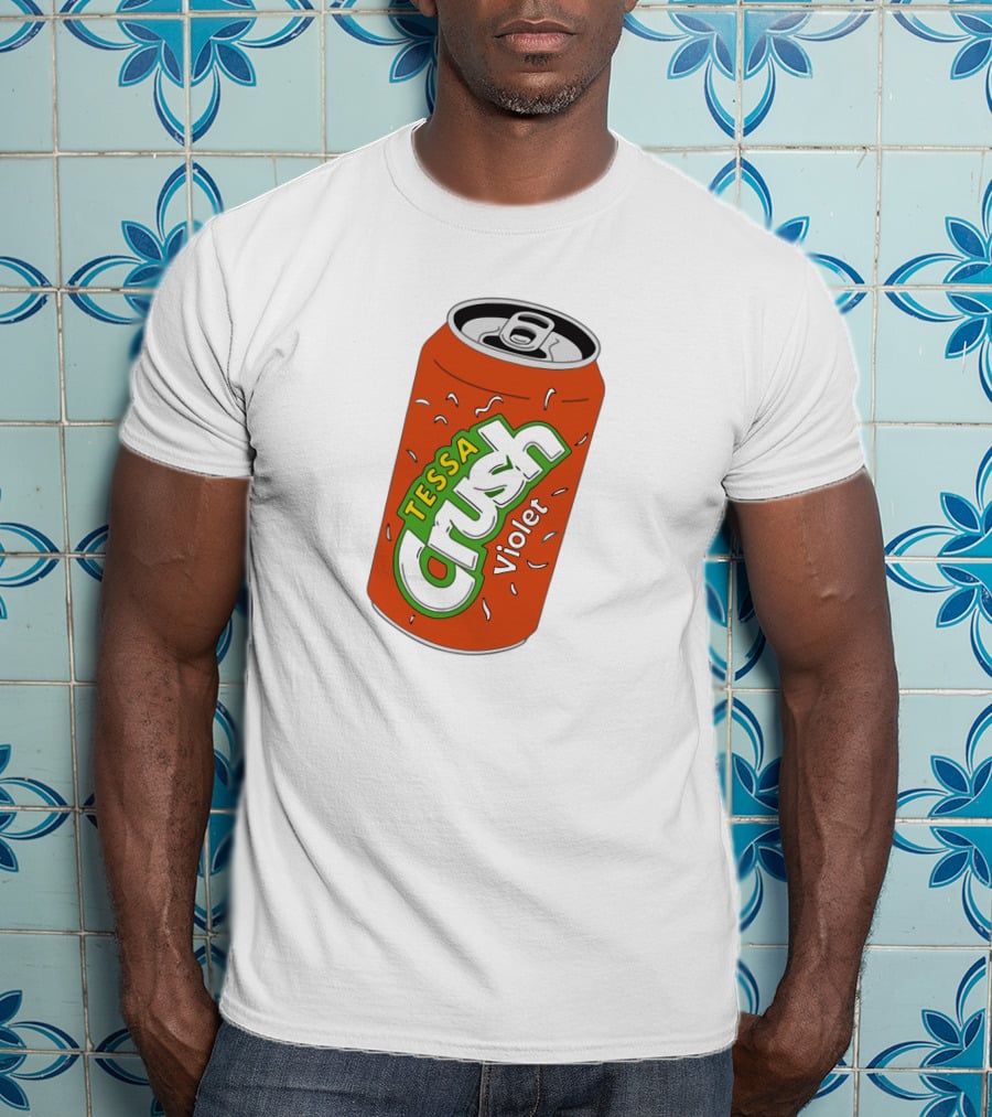 Tessa Violet Crush Soda Can T-Shirt