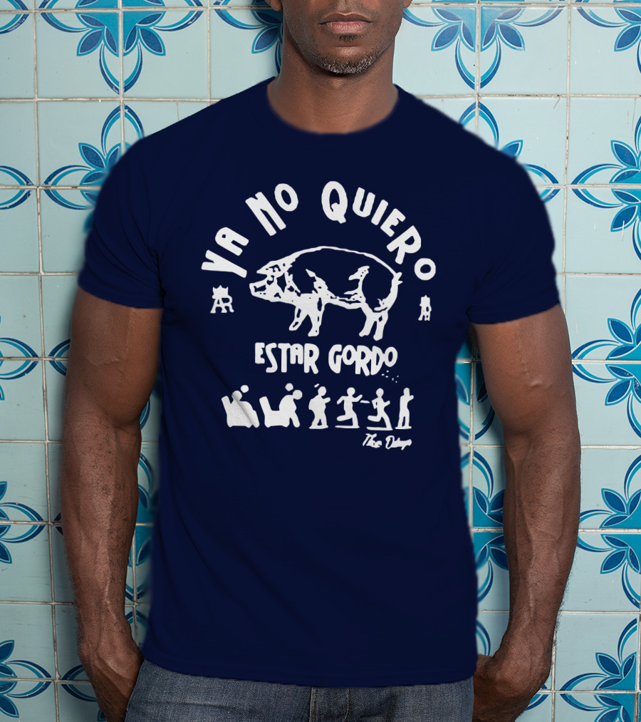 Ya No Quiero Estar Gordo Pig And People Dance T-Shirt