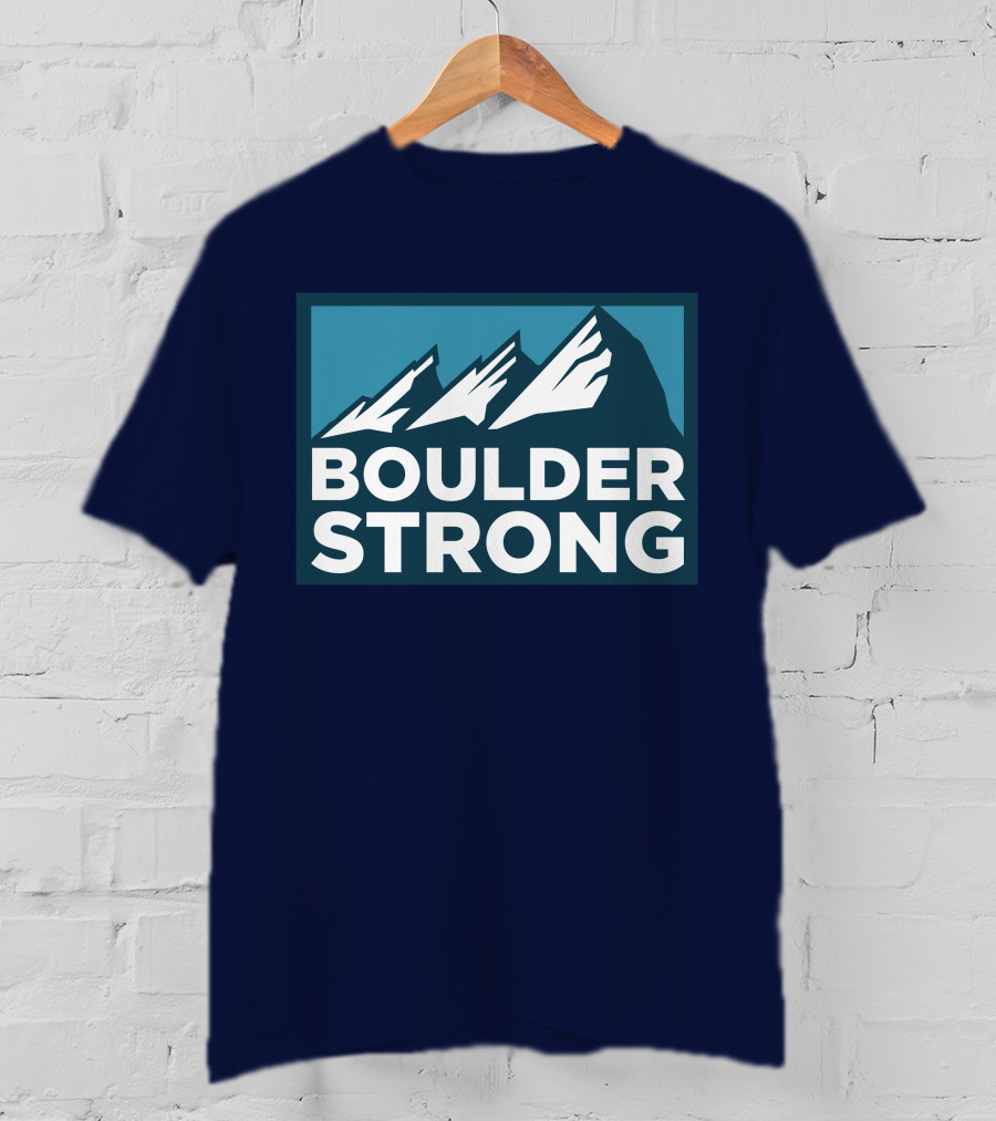 Boulder Strong Mountain Peaks T-Shirt