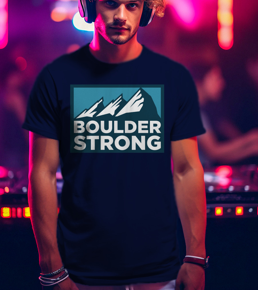 Boulder Strong Mountain Peaks T-Shirt