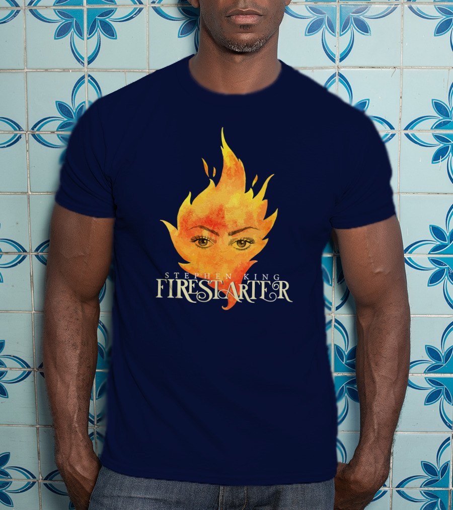 Stephen King Firestarter Fiery Eyes T-Shirt