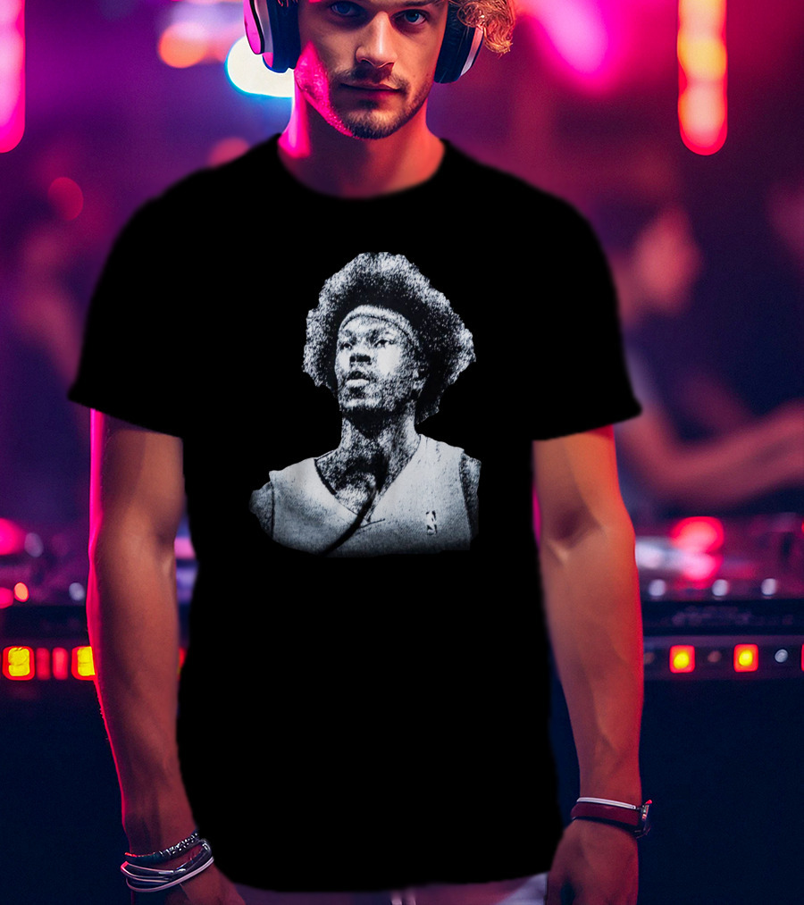 Ben Wallace NBA Basketball Player Afro T-Shirt