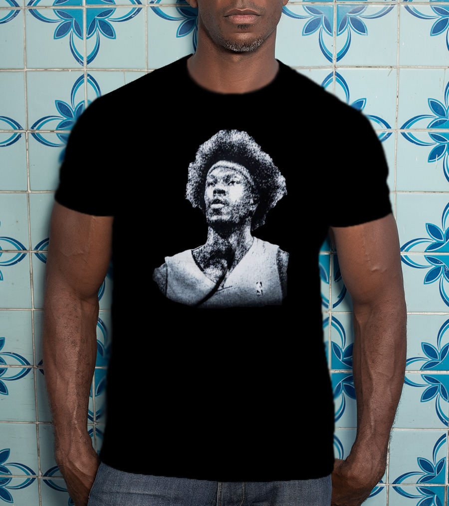 Ben Wallace NBA Basketball Player Afro T-Shirt