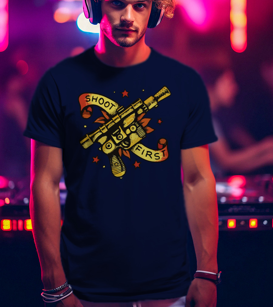 Shoot First Blaster T-Shirt