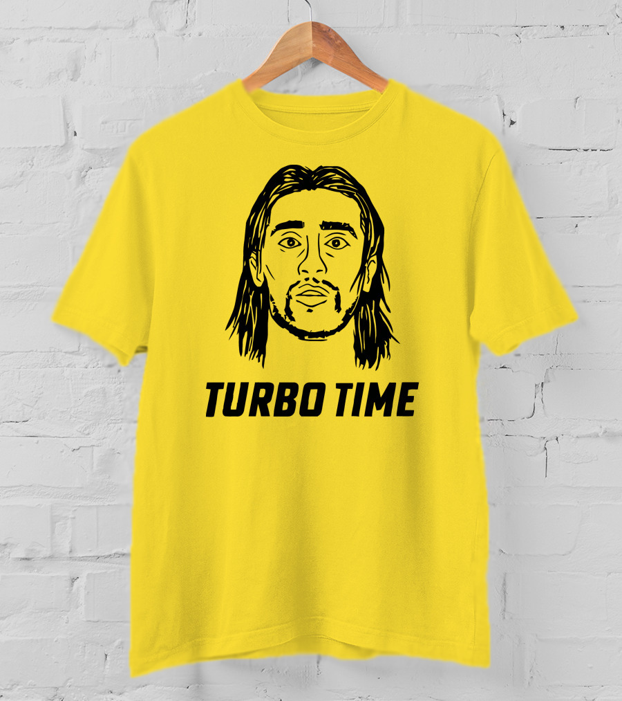 Turbo Time Alex Morgan Hairstyle Iconic Yellow T-Shirt