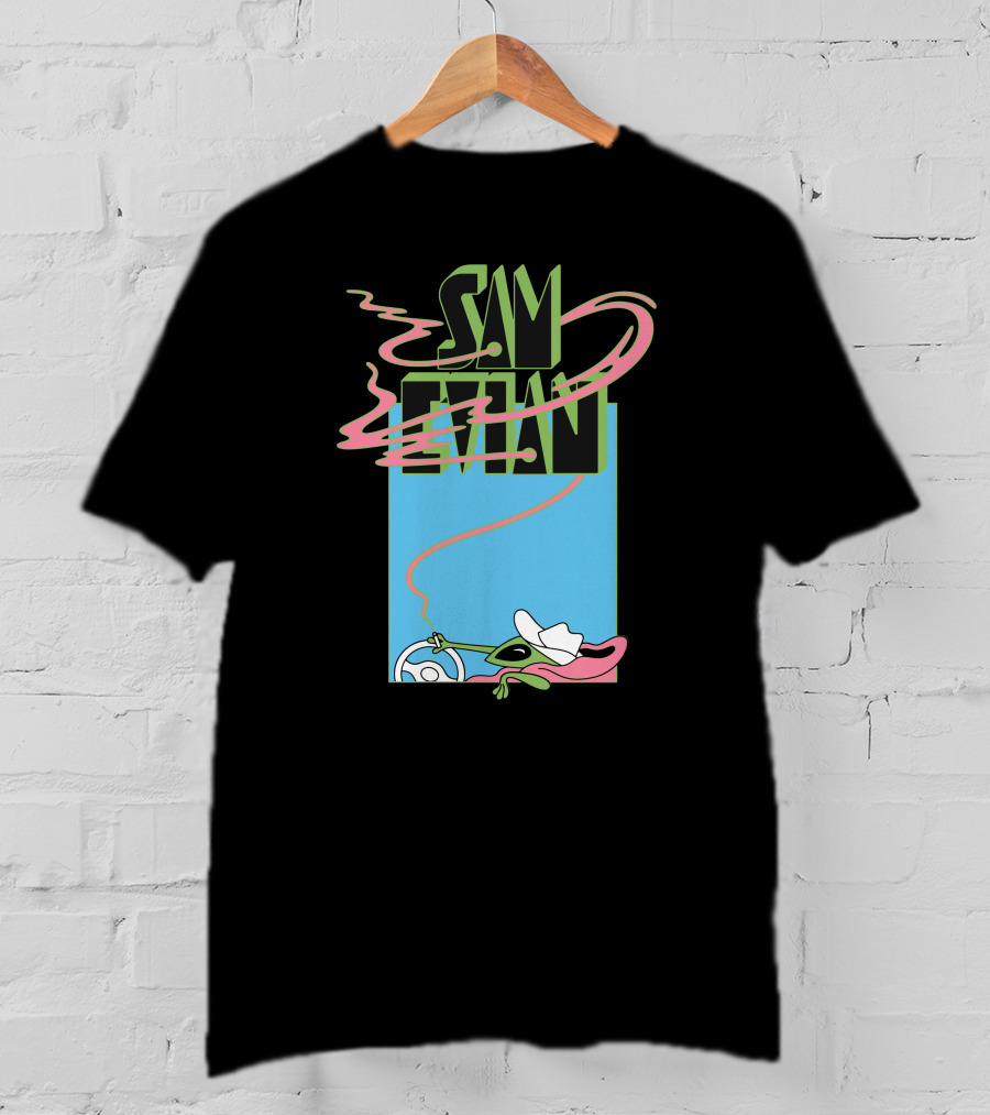 Sam Evian Alien Driver UFO T-Shirt