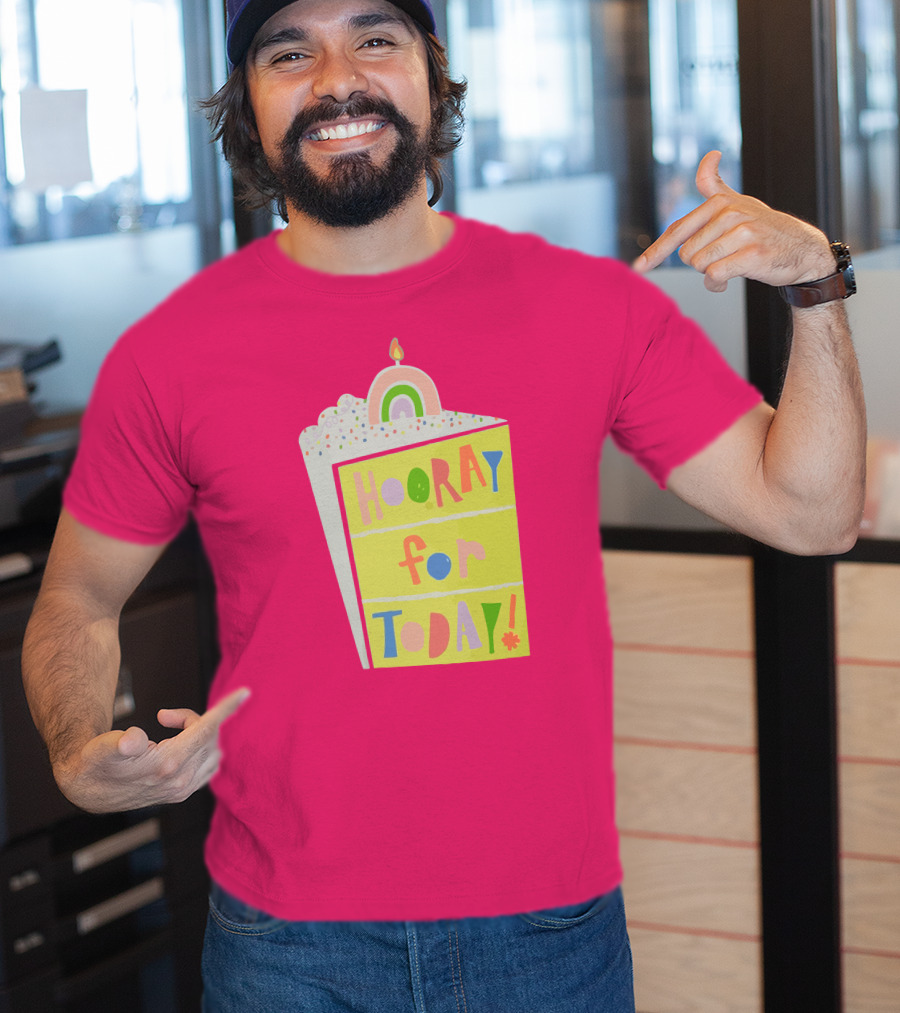 Hooray For Today Rainbow Cake T-Shirt
