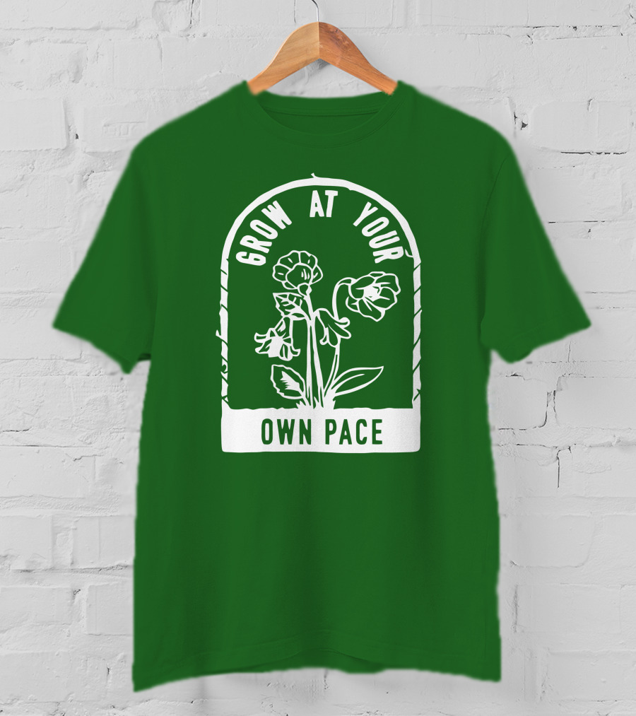 Grow At Your Own Pace Botanical Archway T-Shirt