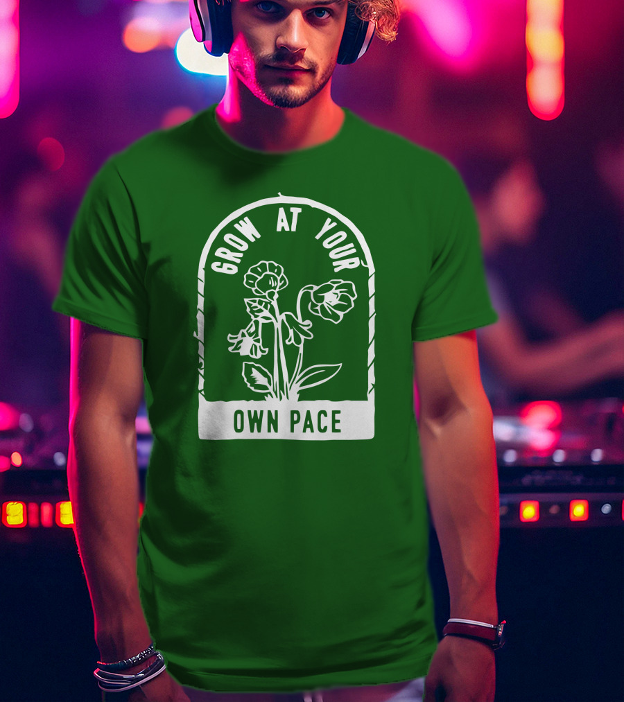 Grow At Your Own Pace Botanical Archway T-Shirt