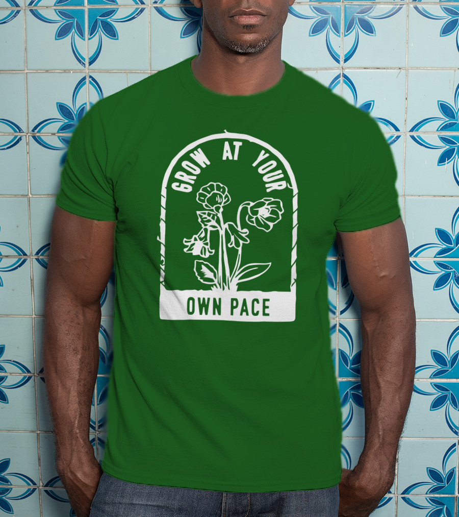 Grow At Your Own Pace Botanical Archway T-Shirt