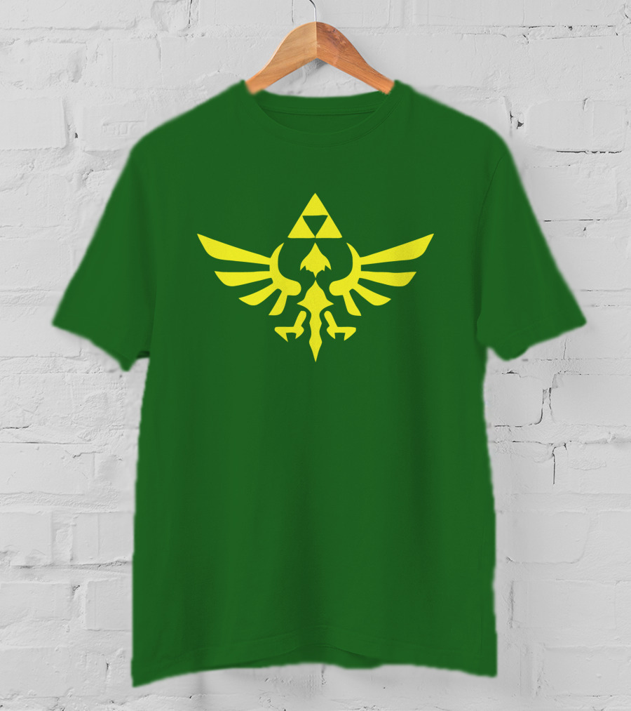 The Legend Of Zelda Hylian Crest Isohel Green T-Shirt