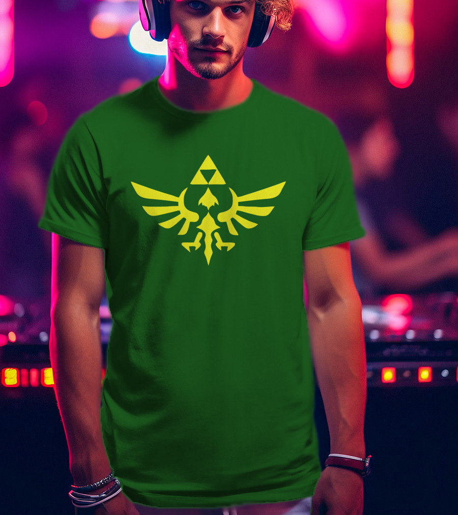 The Legend Of Zelda Hylian Crest Isohel Green T-Shirt