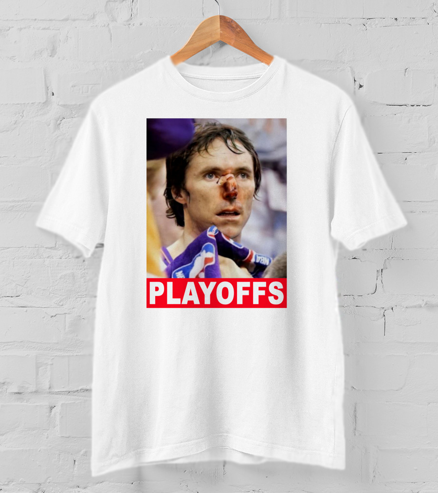 Steve Nash Playoffs Broken Nose T-Shirt