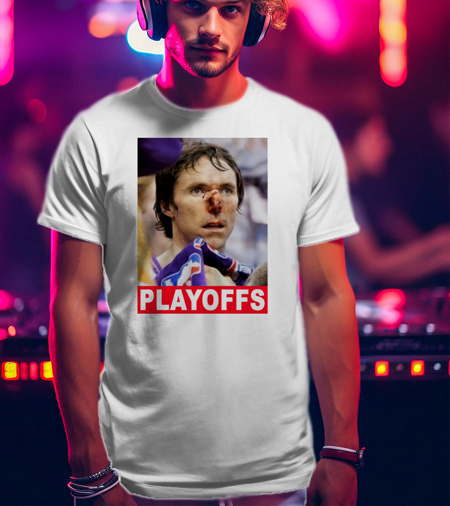 Steve Nash Playoffs Broken Nose T-Shirt