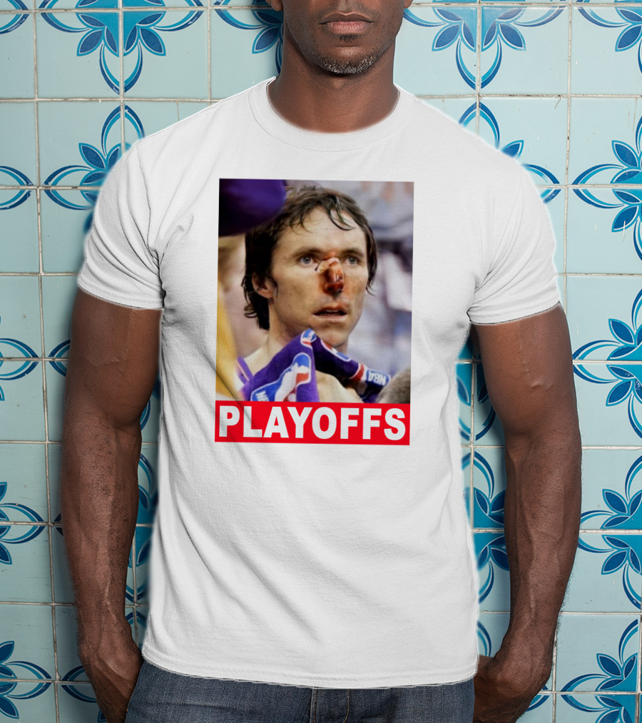 Steve Nash Playoffs Broken Nose T-Shirt