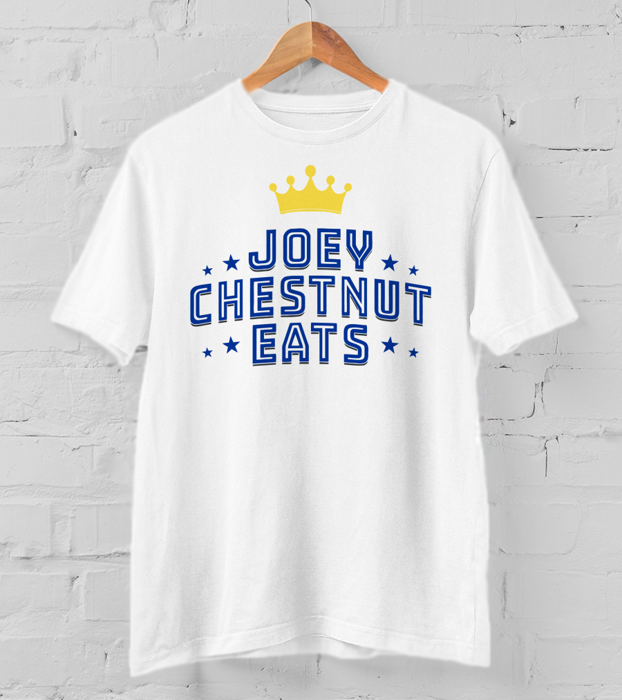 Joey Chestnut Eats Crown Stars T-Shirt