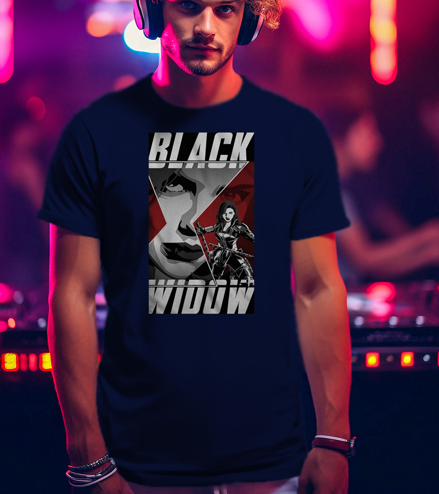 Black Widow Marvel Cinematic Heroine Dynamic T-Shirt