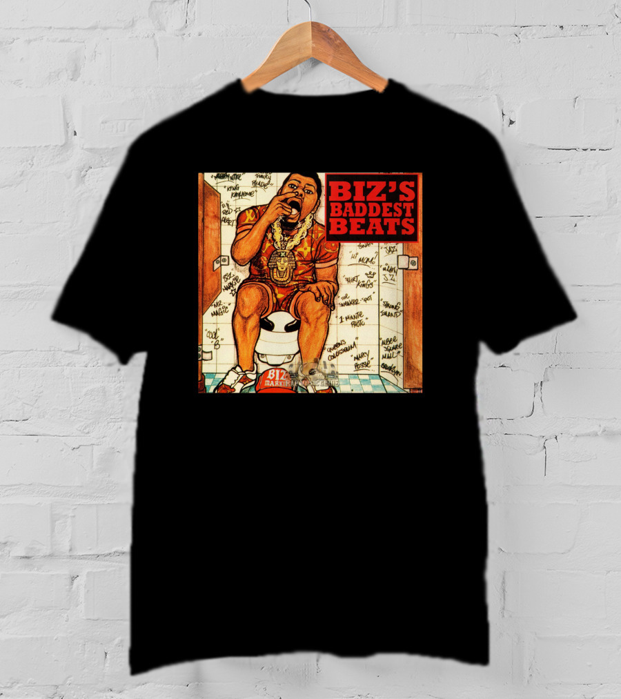 Biz's Baddest Beats Biz Markie Bathroom Graffiti T-Shirt