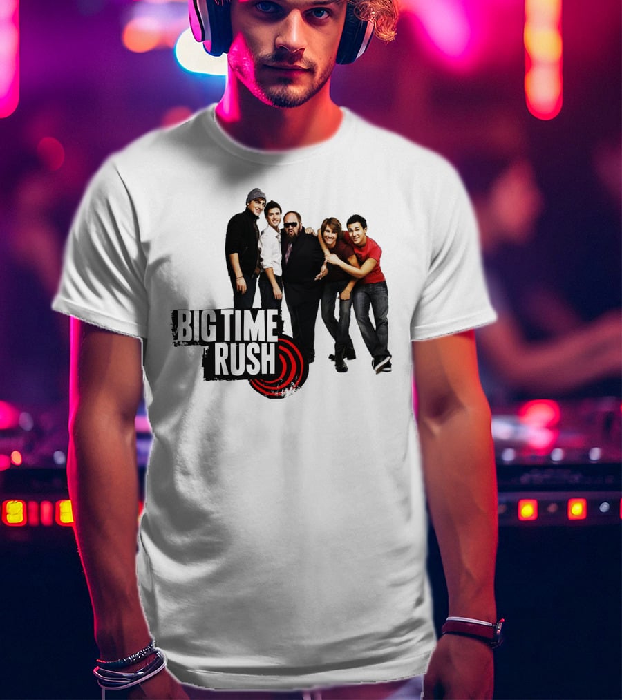 Big Time Rush Band Group Photo Merch T-Shirt