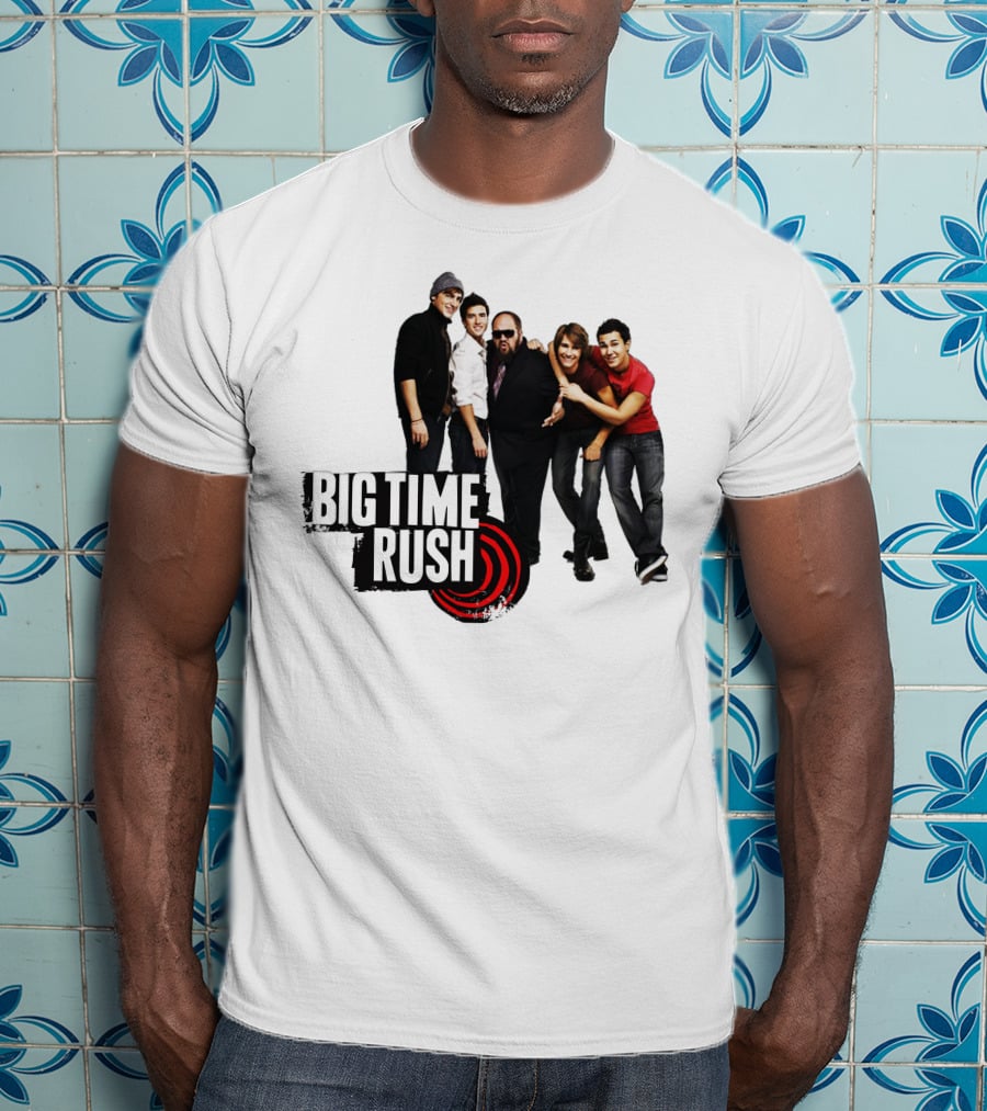 Big Time Rush Band Group Photo Merch T-Shirt