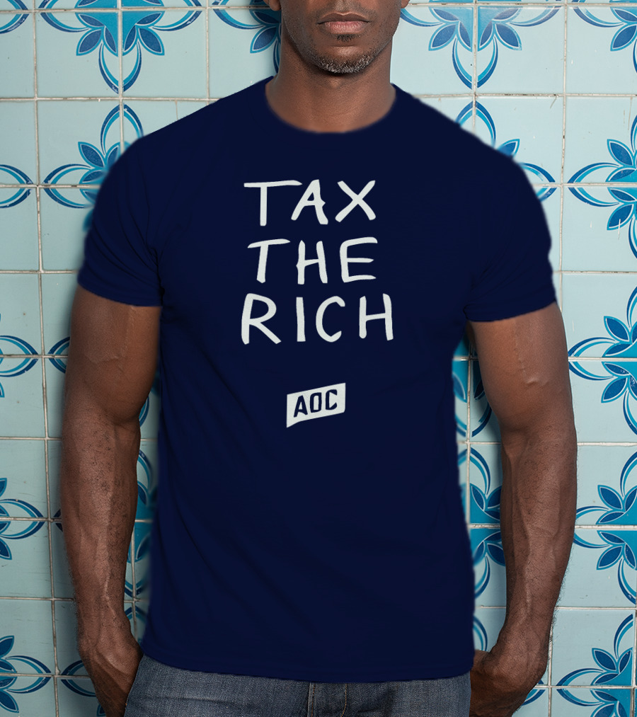 Tax The Rich AOC Merchandise T-Shirt