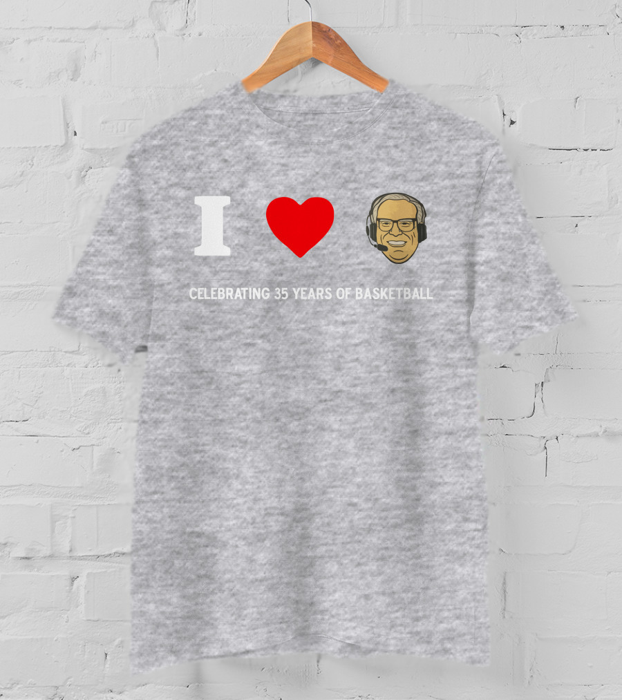 I Heart Jim Paschke Celebrating 35 Years Of Basketball T-Shirt