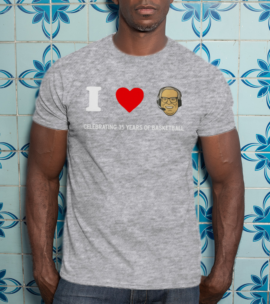 I Heart Jim Paschke Celebrating 35 Years Of Basketball T-Shirt