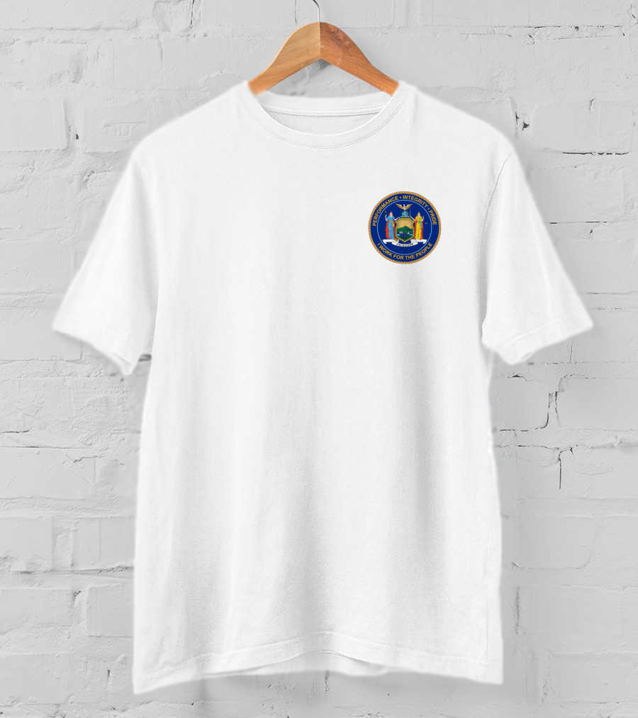 Cuomo Polo New York State Seal Leadership Service Integrity Courage Honor T-Shirt
