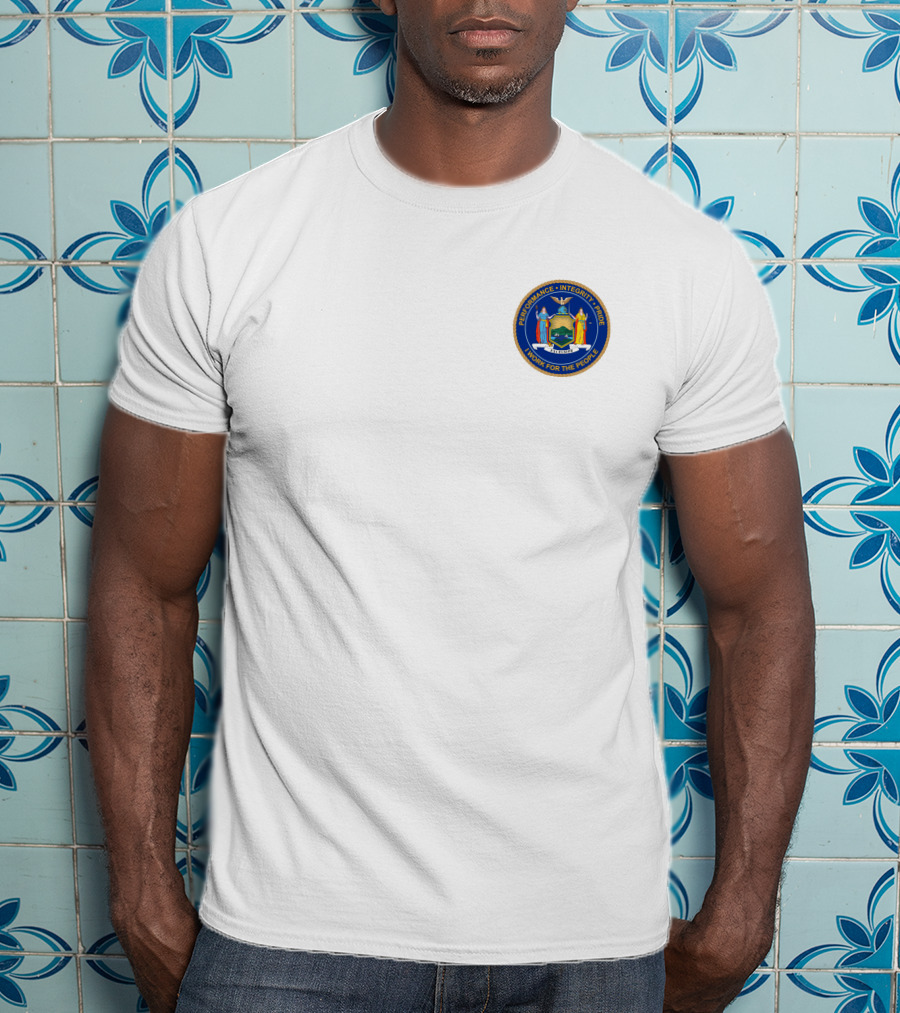 Andrew Cuomo Polo New York State Seal Excelsior Flag Seal Of New York T-Shirt