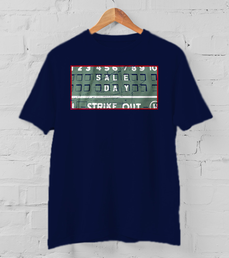 Boston Red Sox Chris Sale Strike Out Sale Day T-Shirt