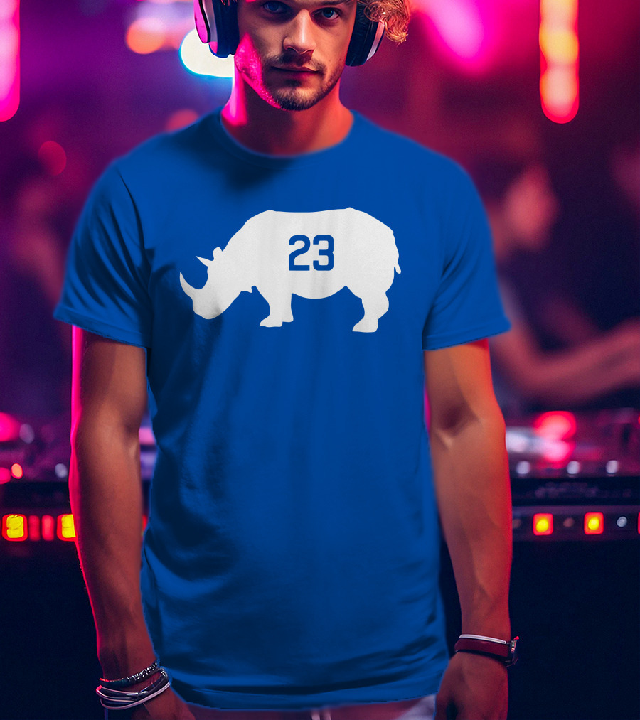 The Ryno 23 Obvious White Rhino T-Shirt